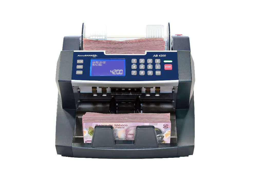 Contadora de billetes AB4200 MG+UV AccuBANKER 