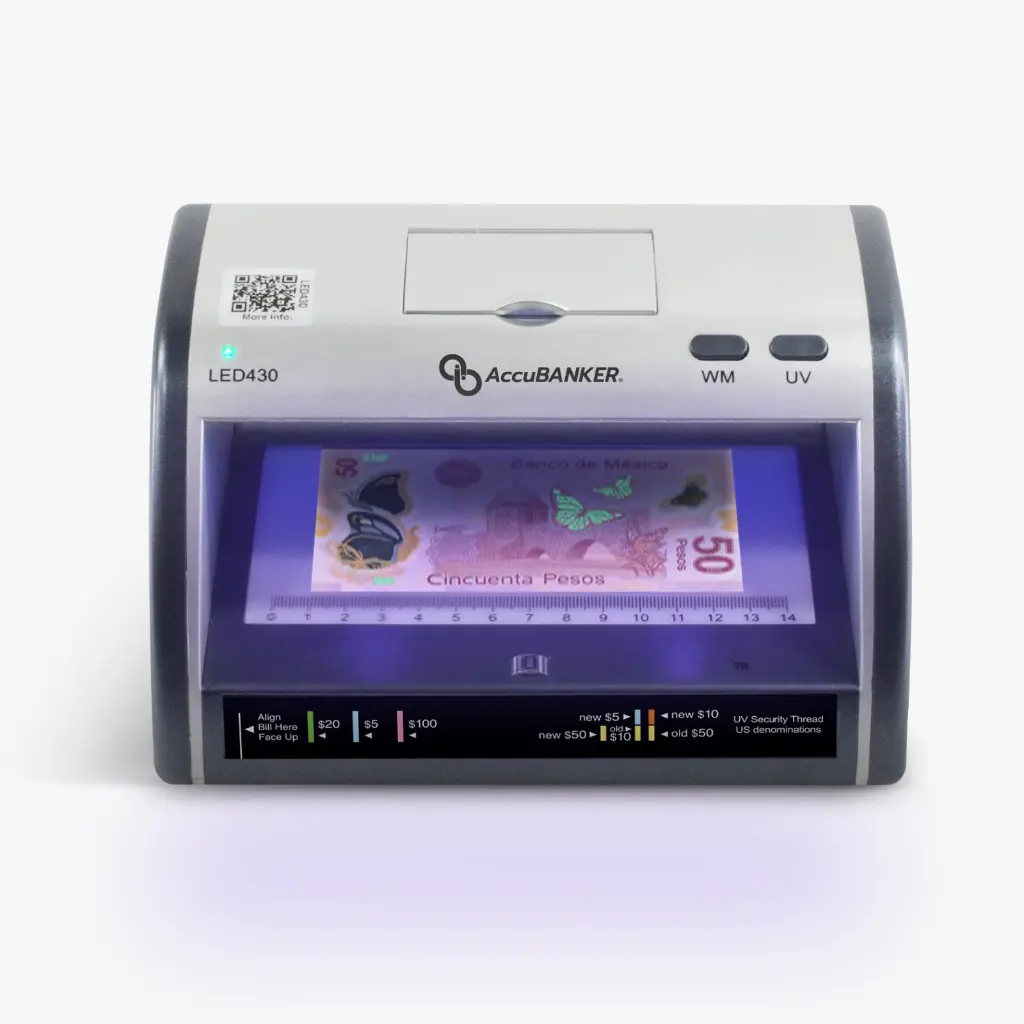 Detector de billetes falsos LED430 