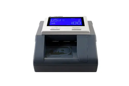 Detector de billetes falsos con Bateria D585